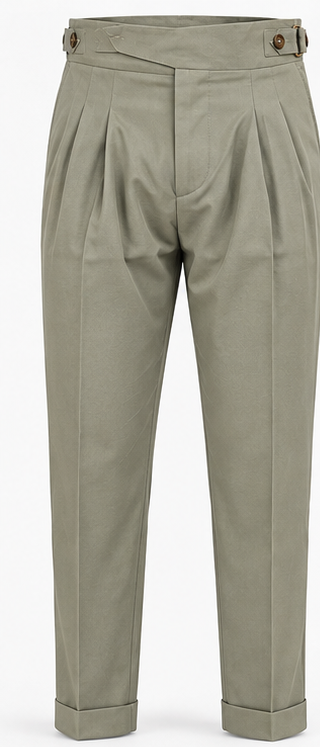 Milano Trouser- Muted Olive thumbnail 6