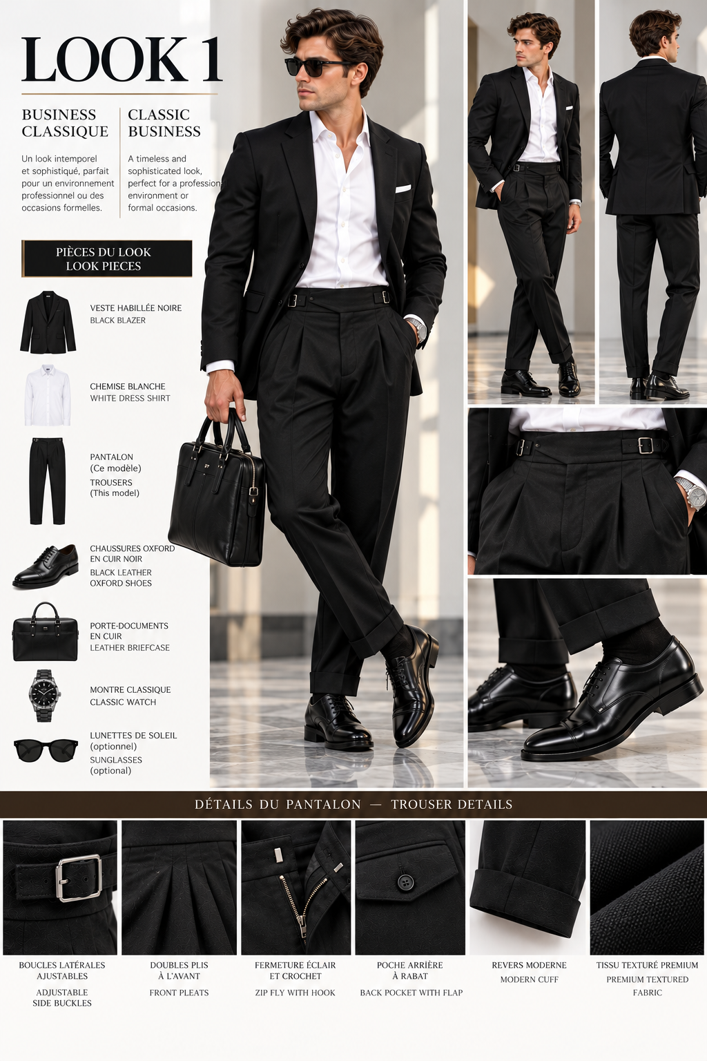 Milano Trouser- BLACK