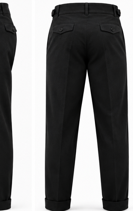 Milano Trouser- BLACK thumbnail 4