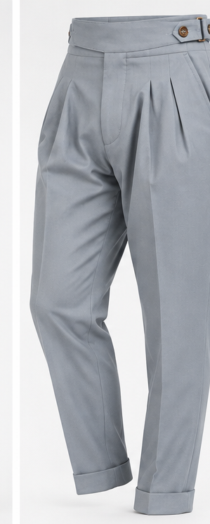 Milano Trouser- Slate Blue thumbnail 2
